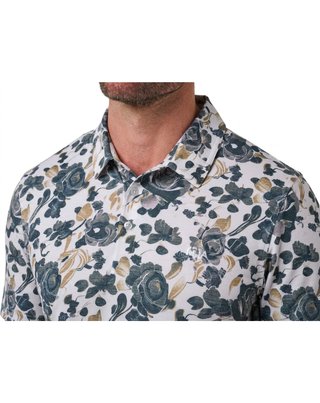 Travis Mathew Featherweight Villa polo da uomo, bianco