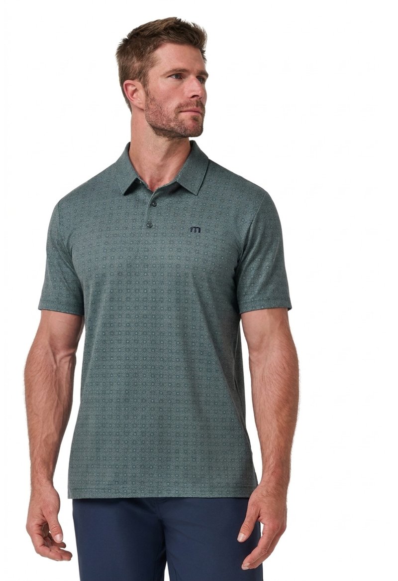 Travis Mathew Featherweight Trophy Ready polo da uomo, balsam green