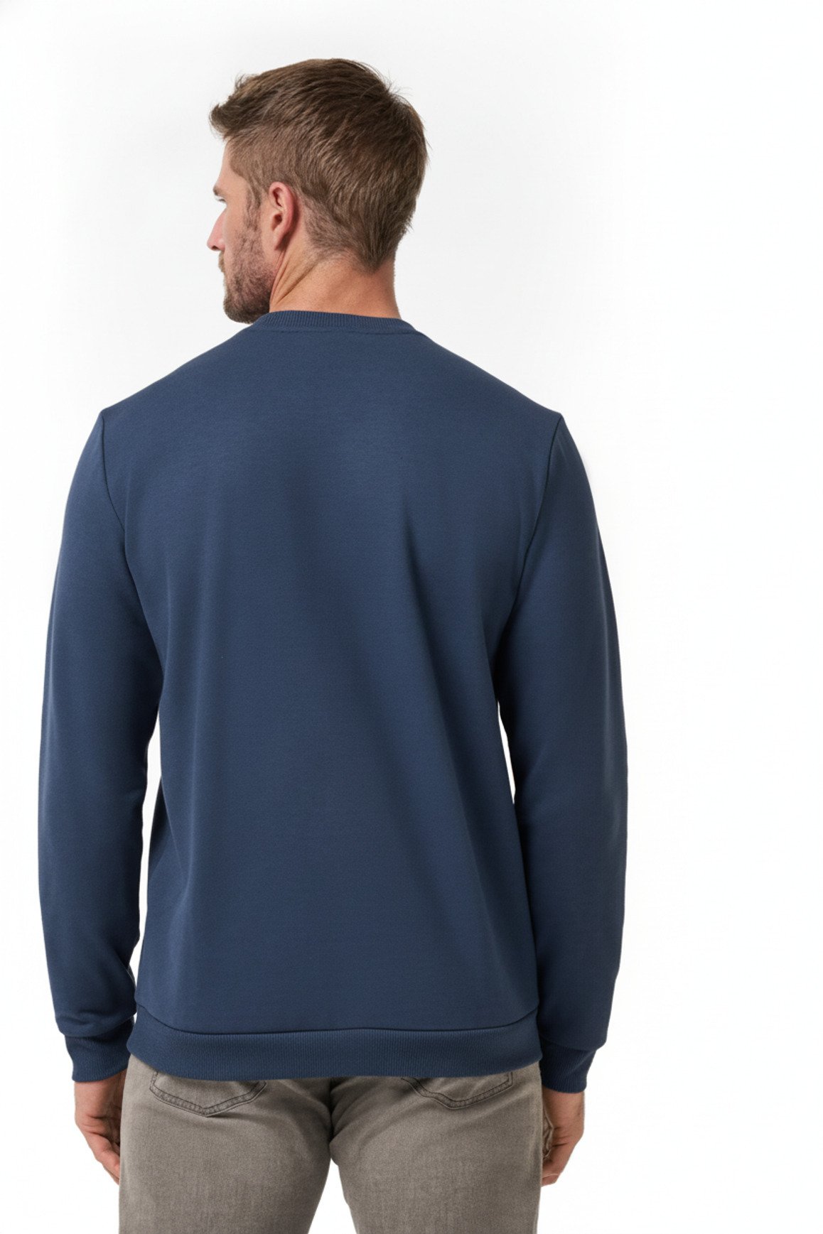 Travis Mathew TM Varsity Club Crew felpa da uomo, total eclipse