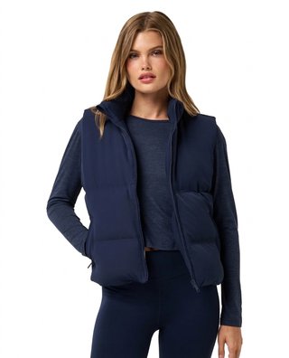 Travis Mathew Moontide Bonded 2.0 gilet da donna, navy blazer