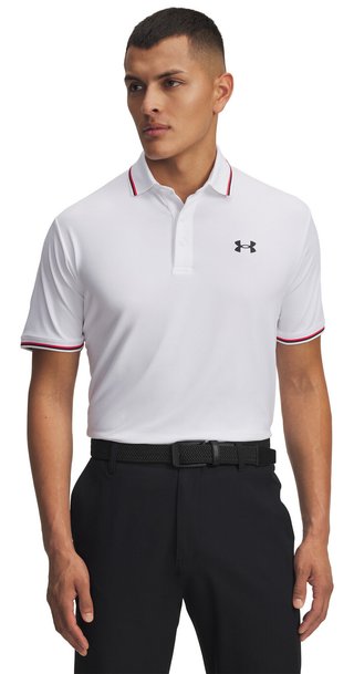 Under Armour Playoff 3.0 Rib polo da uomo, bianco