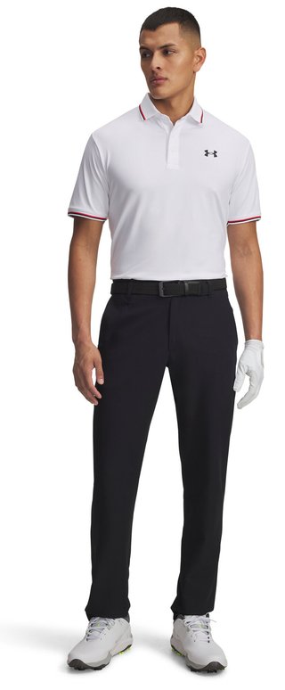 Under Armour Playoff 3.0 Rib polo da uomo, bianco