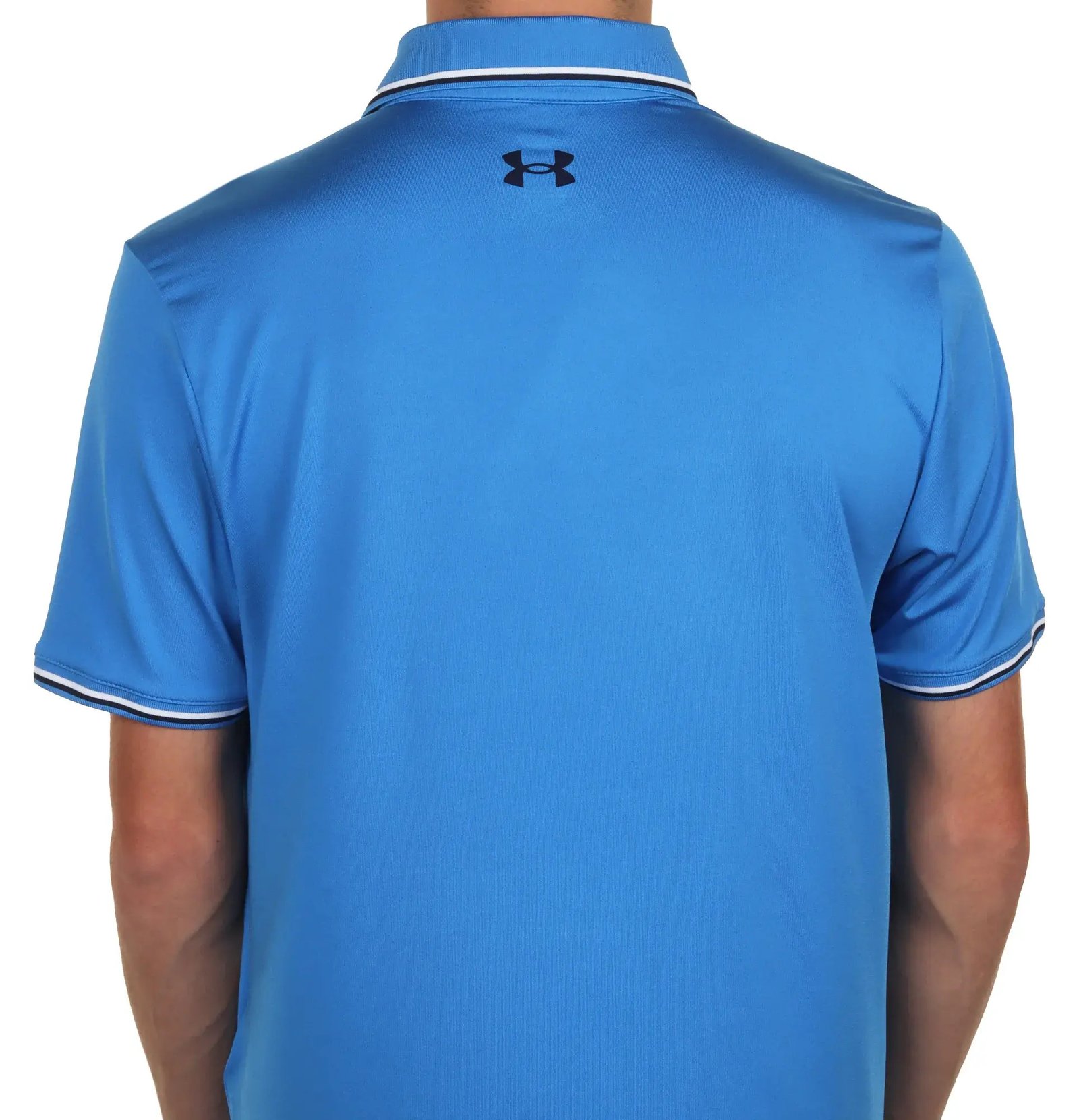 Under Armour Playoff 3.0 Rib polo da uomo, blue atlantis