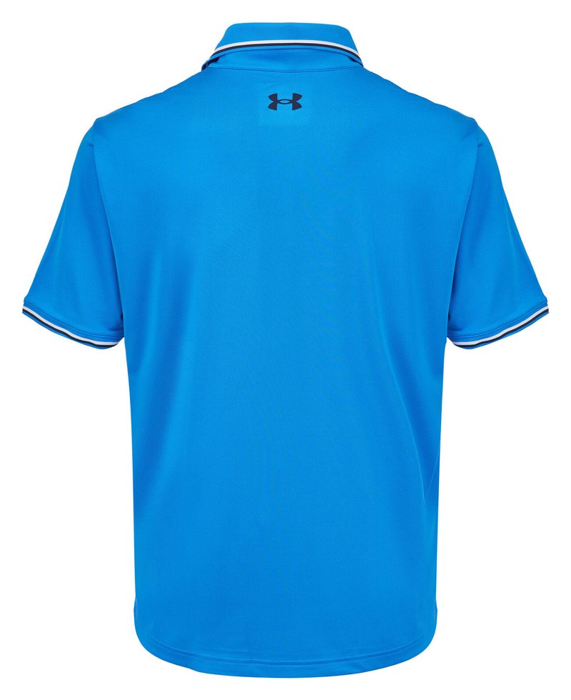 Under Armour Playoff 3.0 Rib polo da uomo, blue atlantis