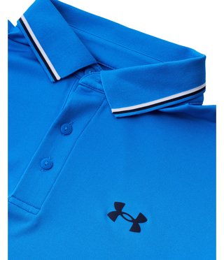 Under Armour Playoff 3.0 Rib polo da uomo, blue atlantis