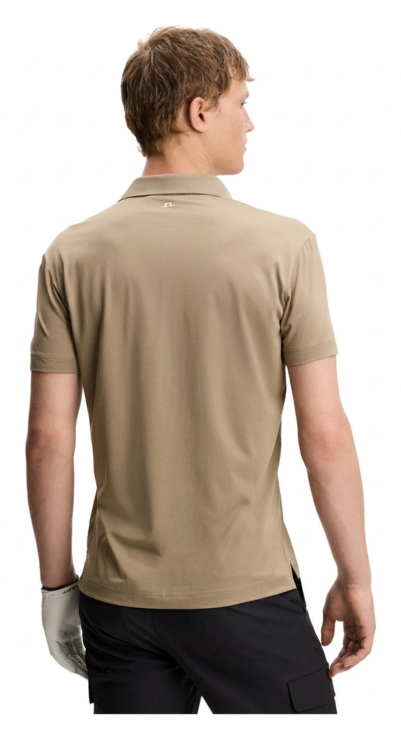 J.Lindeberg Bridge polo da uomo, brindle