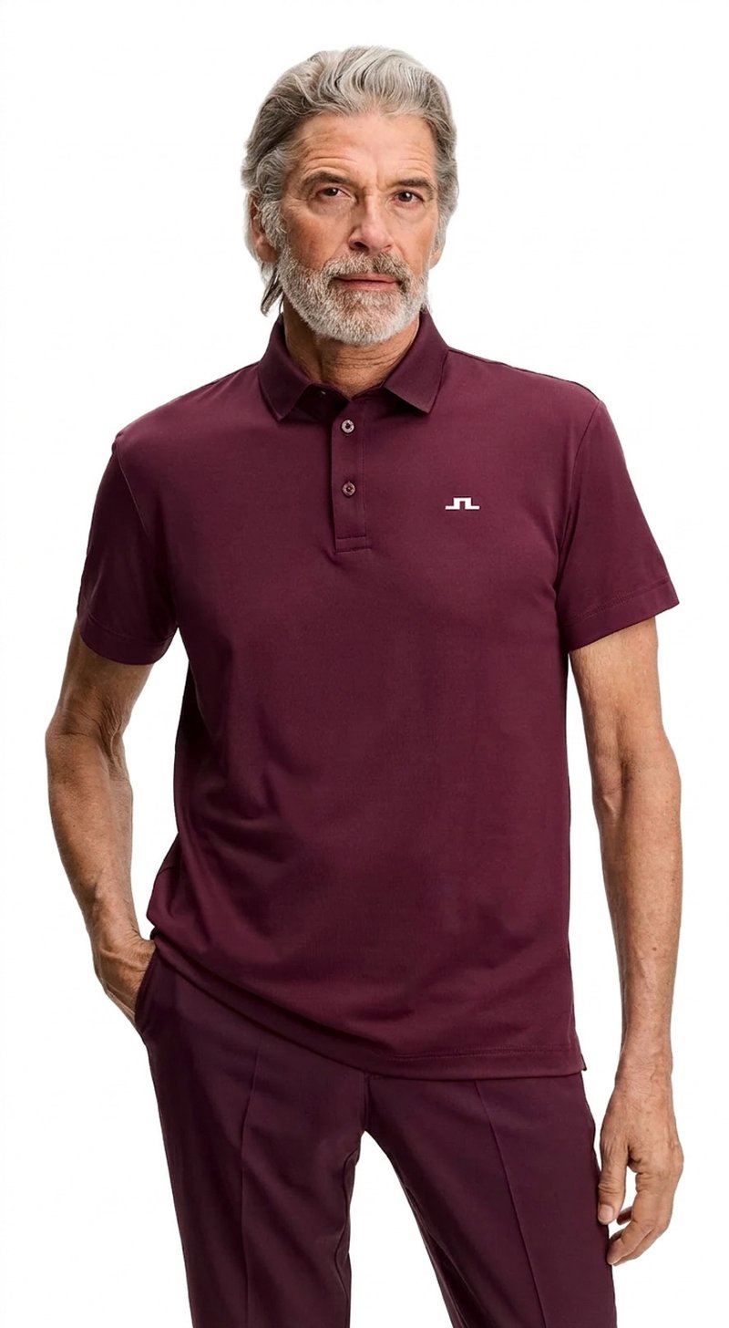 J.Lindeberg Bridge polo da uomo, winetasting
