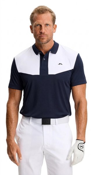 J.Lindeberg Calex polo da uomo, JLNavy