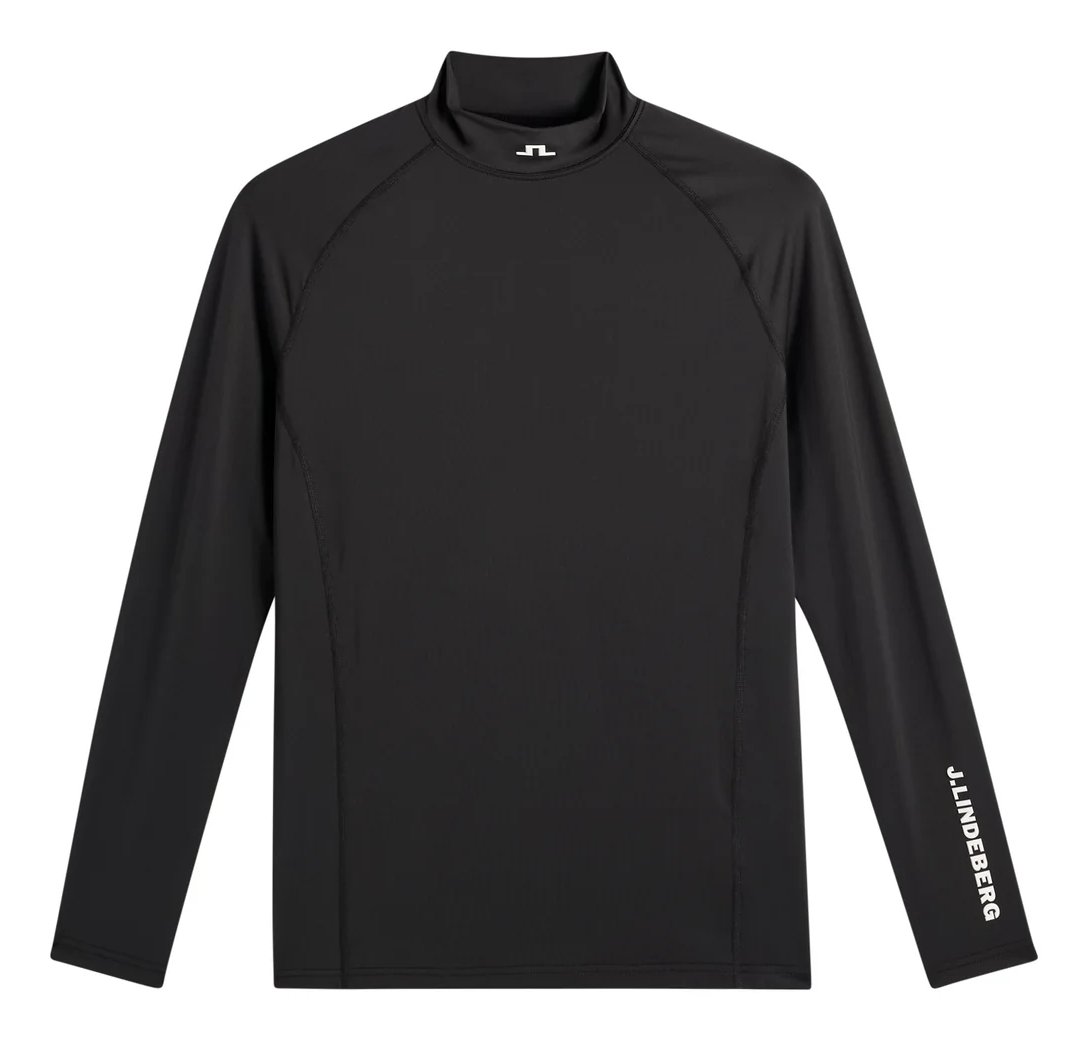 J.Lindeberg Ello Compression top da uomo, nero