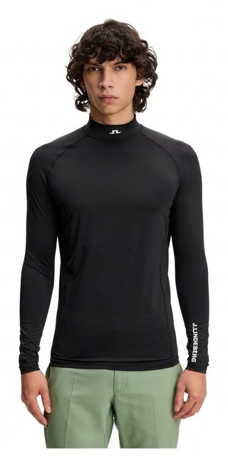 J.Lindeberg Ello Compression top da uomo, nero