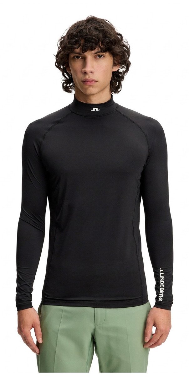 J.Lindeberg Ello Compression top da uomo, nero