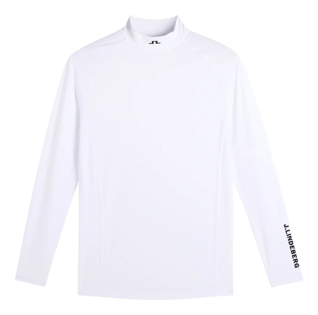 J.Lindeberg Ello Compression top da uomo, bianco