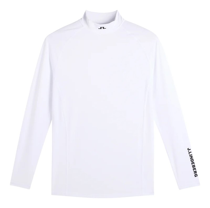 J.Lindeberg Ello Compression top da uomo, bianco