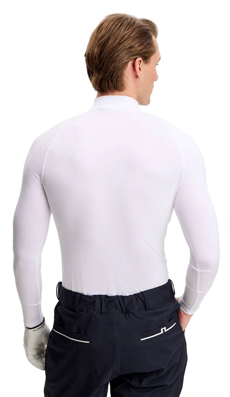 J.Lindeberg Ello Compression top da uomo, bianco
