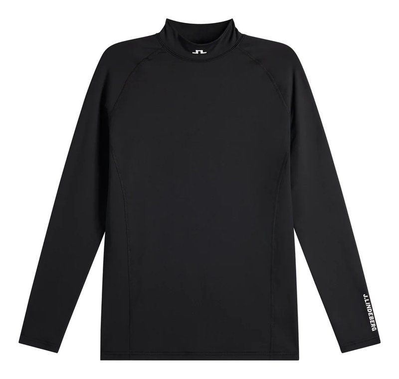 J.Lindeberg Ello Brushed top da uomo, nero