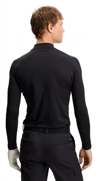 J.Lindeberg Ello Brushed top da uomo, nero