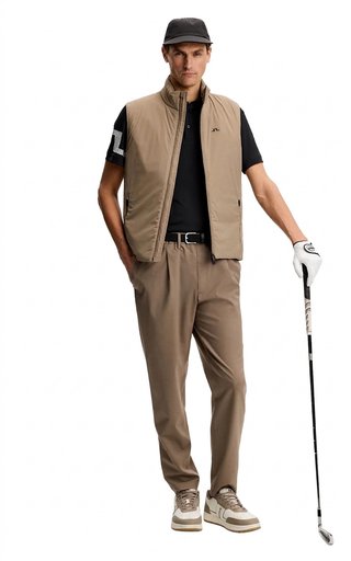 J.Lindeberg Heath polo da uomo, nero