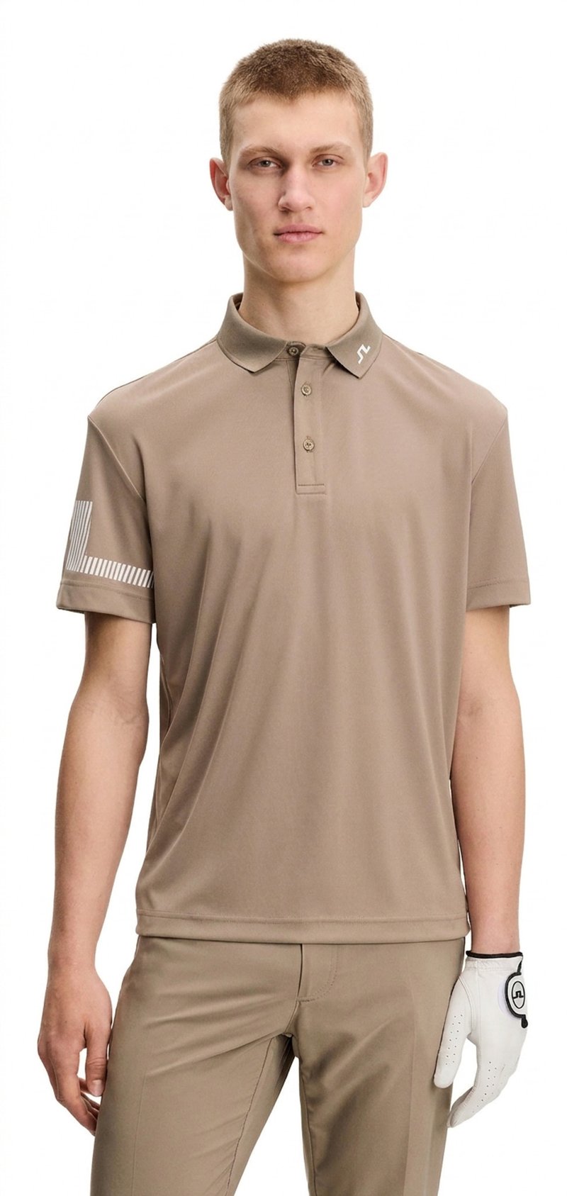 J.Lindeberg Heath polo da uomo, brindle