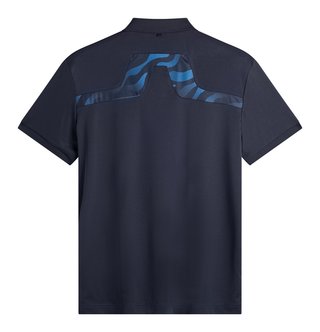 J.Lindeberg KV Print polo da uomo, JLNavy
