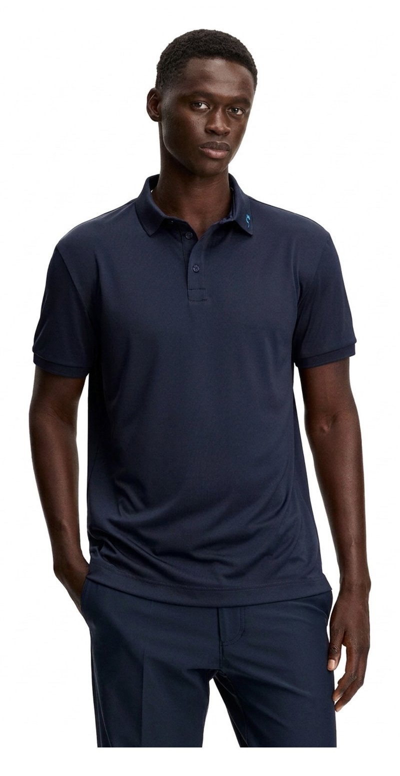 J.Lindeberg KV Print polo da uomo, JLNavy