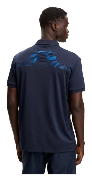 J.Lindeberg KV Print polo da uomo, JLNavy