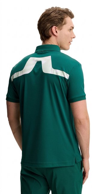 J.Lindeberg KV Print polo da uomo, forest biome