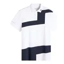 J.Lindeberg Sidd polo da uomo, bianco