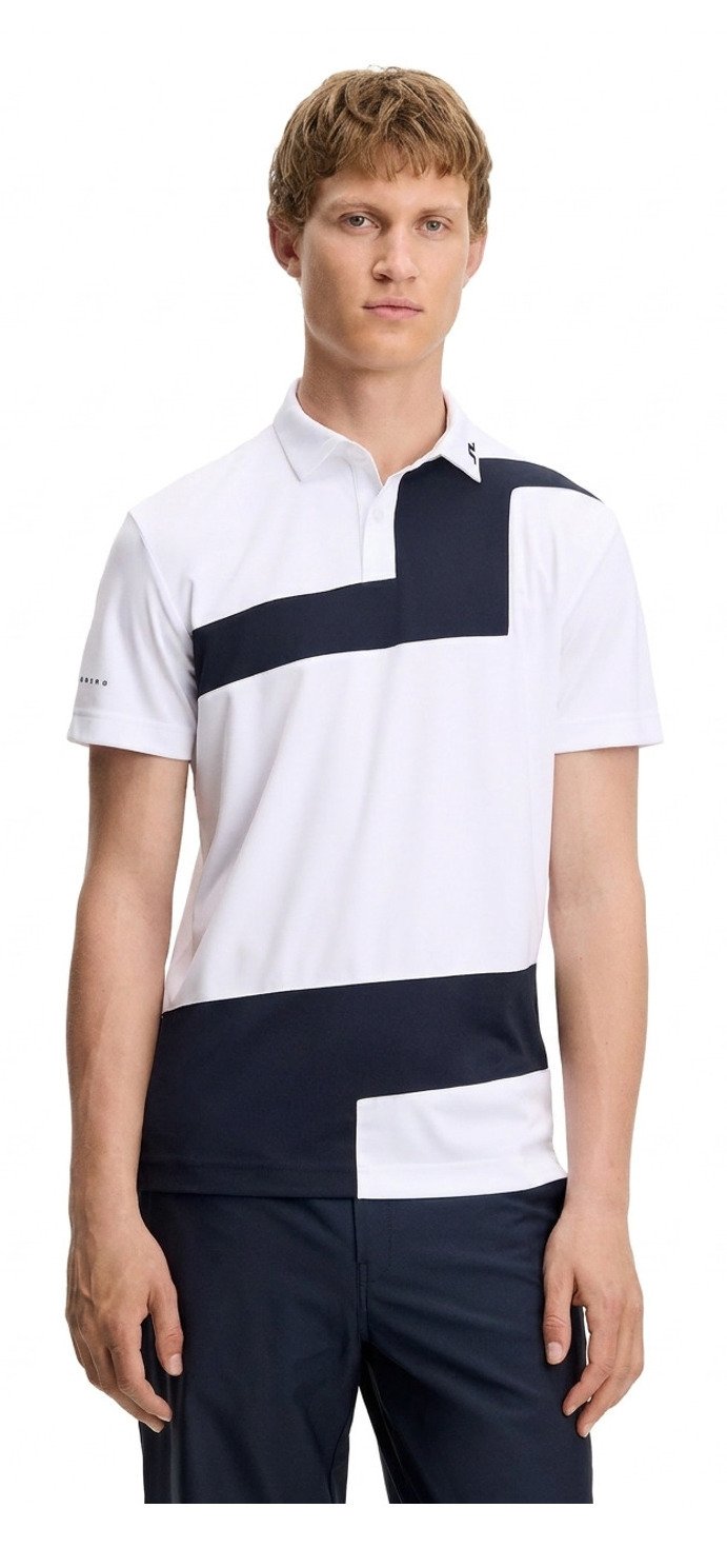 J.Lindeberg Sidd polo da uomo, bianco