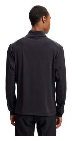 J.Lindeberg Lassy Quarter Zip Mid strato da uomo, nero