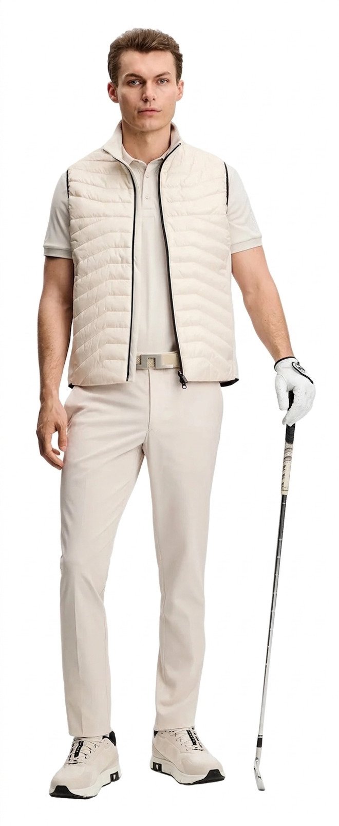 J.Lindeberg Vent pantaloni da uomo, moonbeam