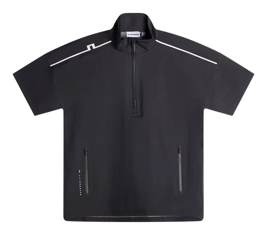 J.Lindeberg Shay Rain camicia da uomo, nera