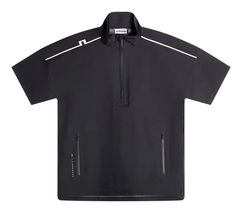 J.Lindeberg Shay Rain camicia da uomo, nera