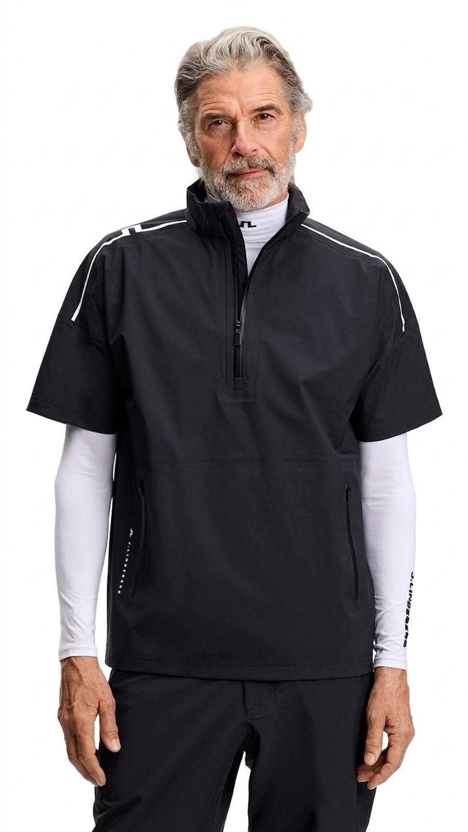 J.Lindeberg Shay Rain camicia da uomo, nera