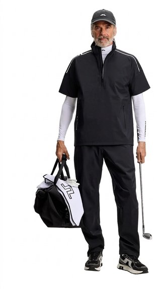 J.Lindeberg Shay Rain camicia da uomo, nera