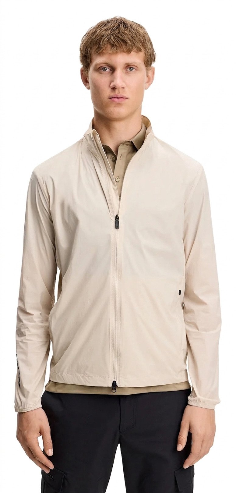 J.Lindeberg Tour Tech Packable giacca da uomo, moonbeam