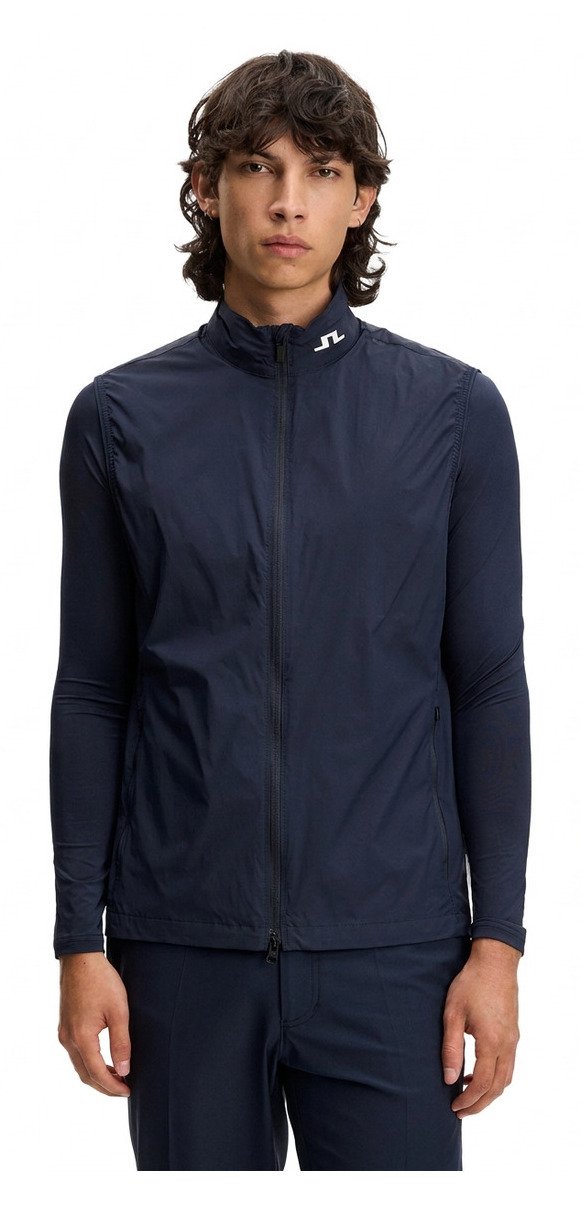 J.Lindeberg Tour Tech Packable gilet da uomo, JLNavy