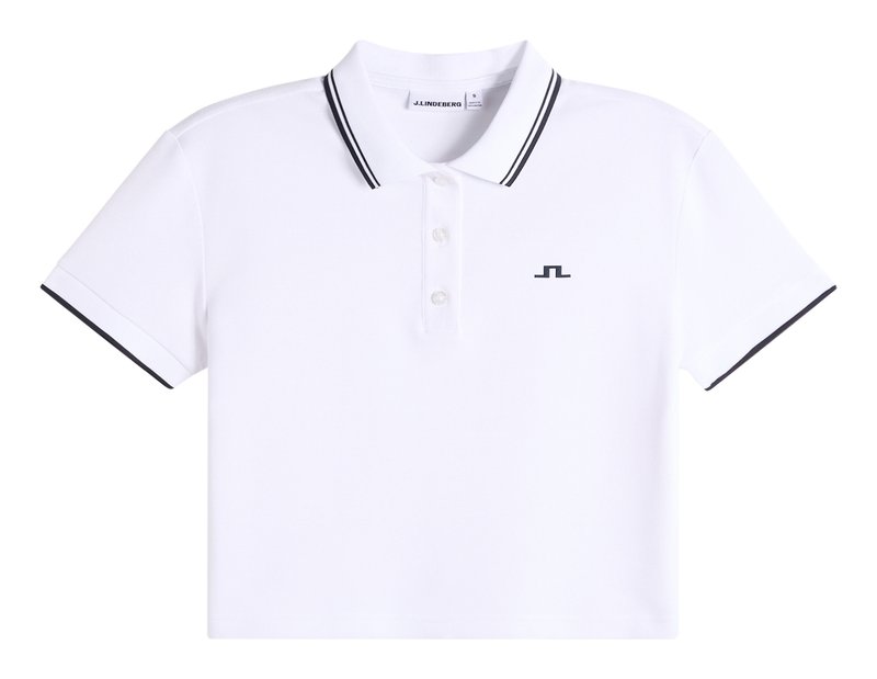 J.Lindeberg Claris polo da donna, bianco