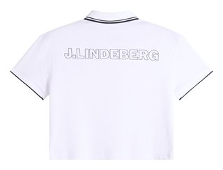 J.Lindeberg Claris polo da donna, bianco