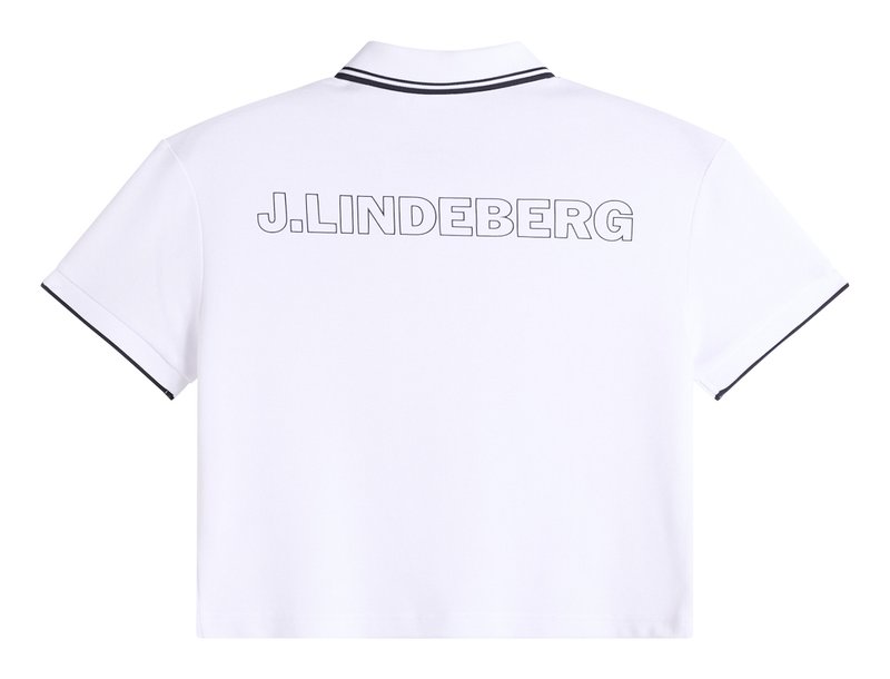 J.Lindeberg Claris polo da donna, bianco