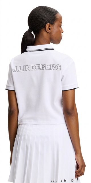 J.Lindeberg Claris polo da donna, bianco