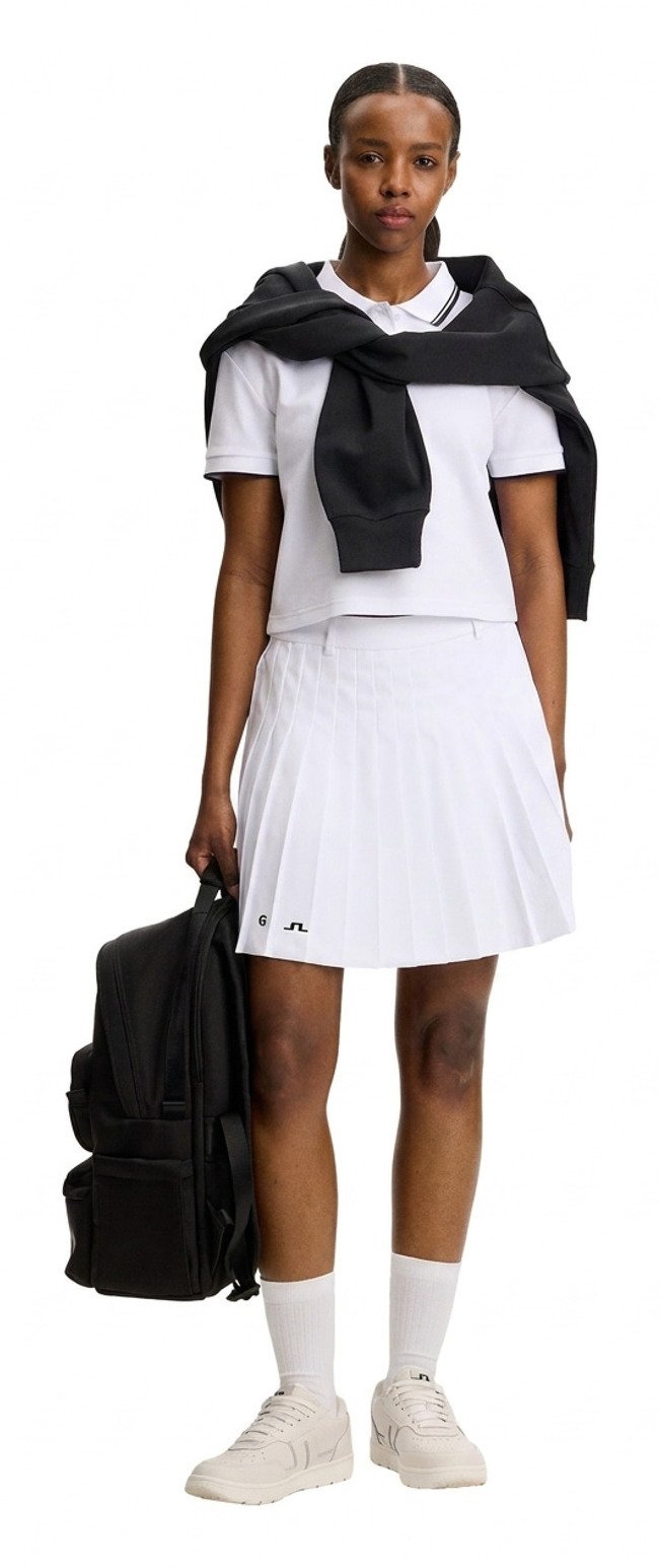 J.Lindeberg Claris polo da donna, bianco