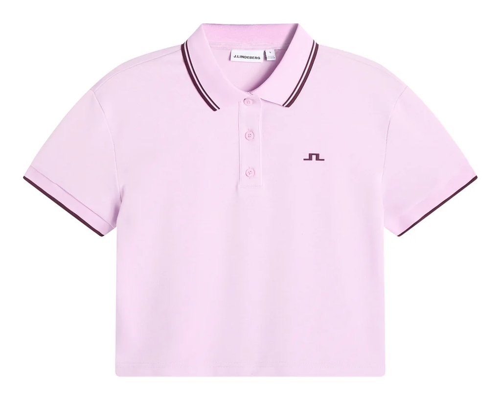 J.Lindeberg Claris polo da donna, orchid bouquet