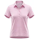 J.Lindeberg Caitlyn polo da donna, bias bridge micro orchid white