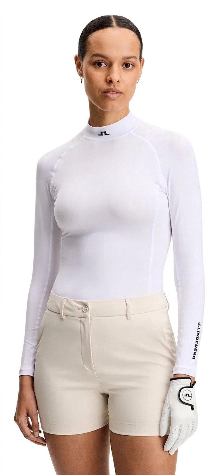 J.Lindeberg Ella Compression top da donna, bianco