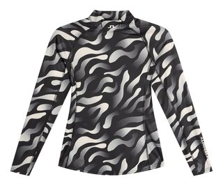 J.Lindeberg Ella Print Compression top da donna, bunker fade black moonbeam