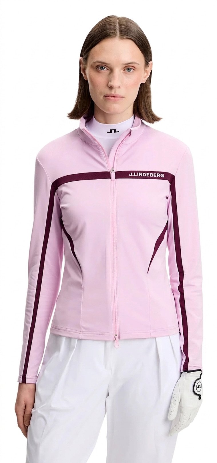 J.Lindeberg Janice Mid layer da donna, orchid bouquet