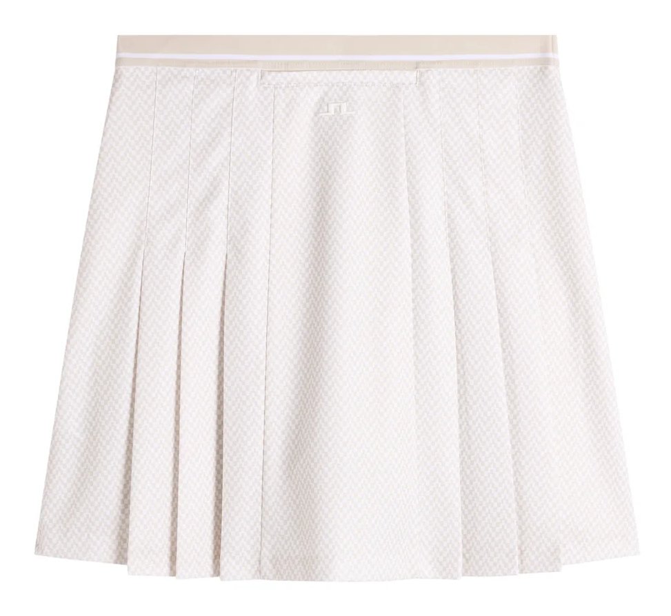 J.Lindeberg Harlow Print skort da donna, bridge stack white moon