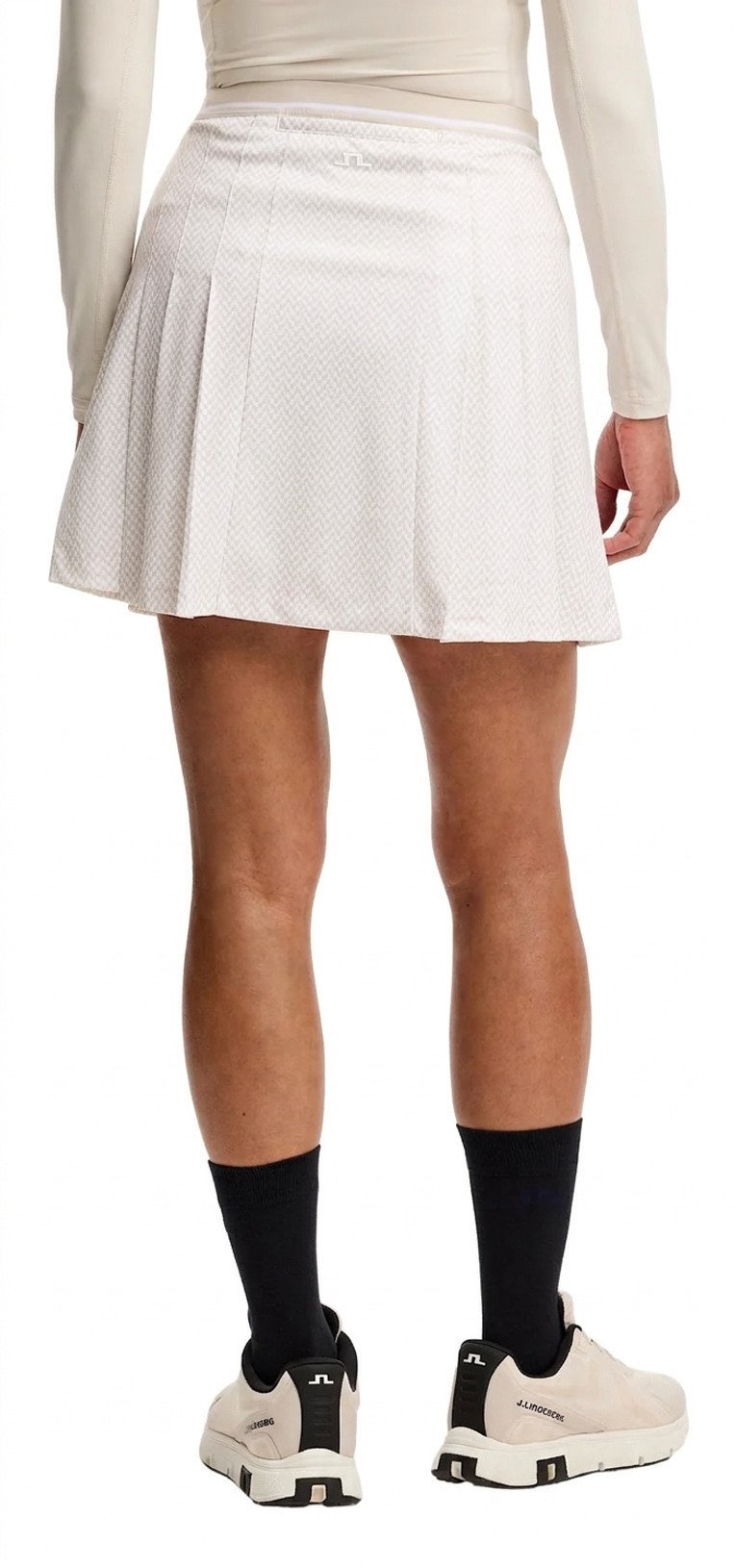 J.Lindeberg Harlow Print skort da donna, bridge stack white moon