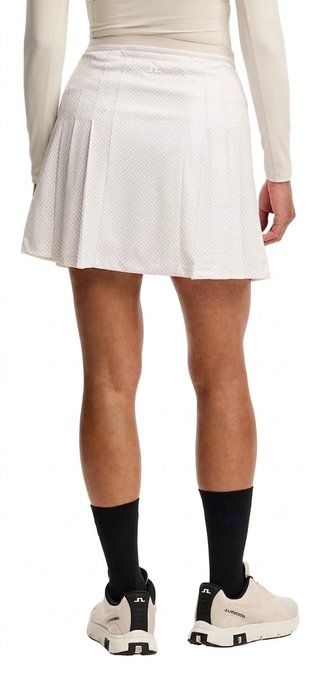 J.Lindeberg Harlow Print skort da donna, bridge stack white moon