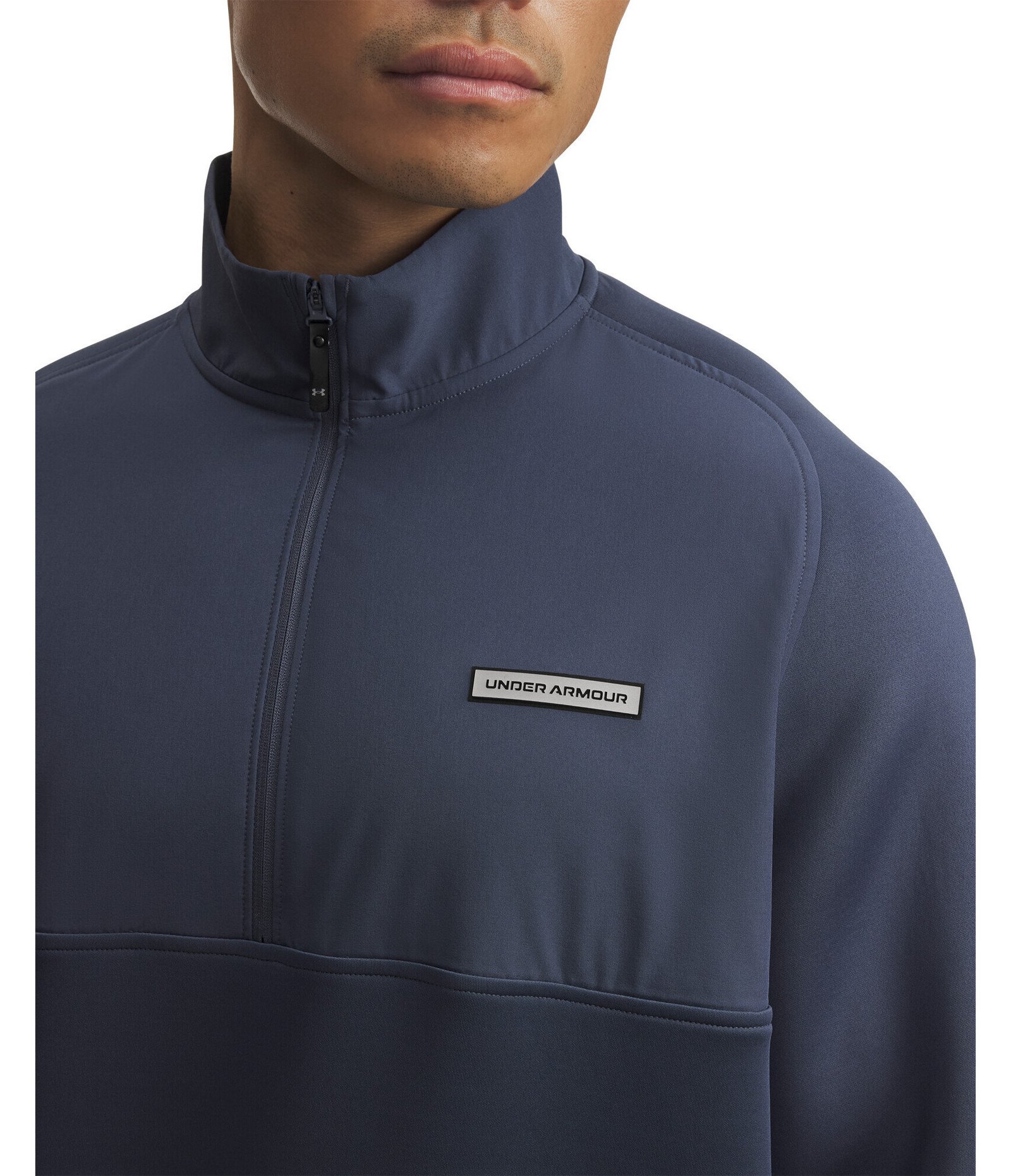 Under Armour Drive Pro Hybrid felpa 1/2 zip da uomo, downpour gray